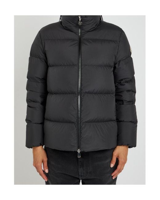 Moncler Black Mauzun Quilted Shell Jacket