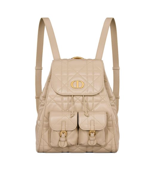 Dior Natural Medium Caro Backpack