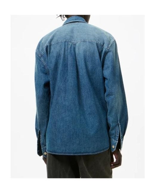 Our Legacy Blue Above Relaxed Shirt for men