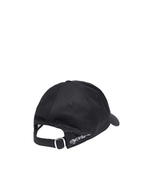 Off-White c/o Virgil Abloh Blue Drill Embroidered Cap for men