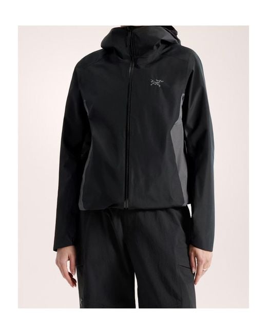 Arc'teryx Black Solano Hooded Jacket