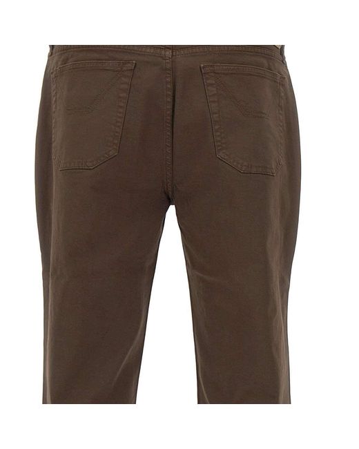 Jeckerson Brown Trousers for men