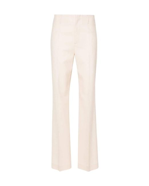 Philosophy Di Lorenzo Serafini White Straight-Leg Tailored Trousers