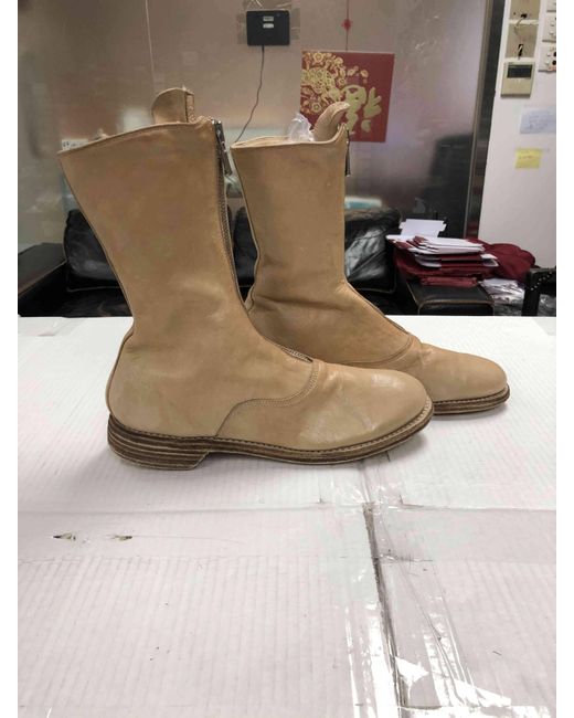 Guidi Brown 310 Front Zipper Boots