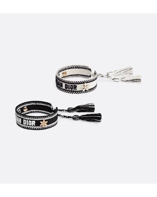 Dior White Christian Bracelet Set