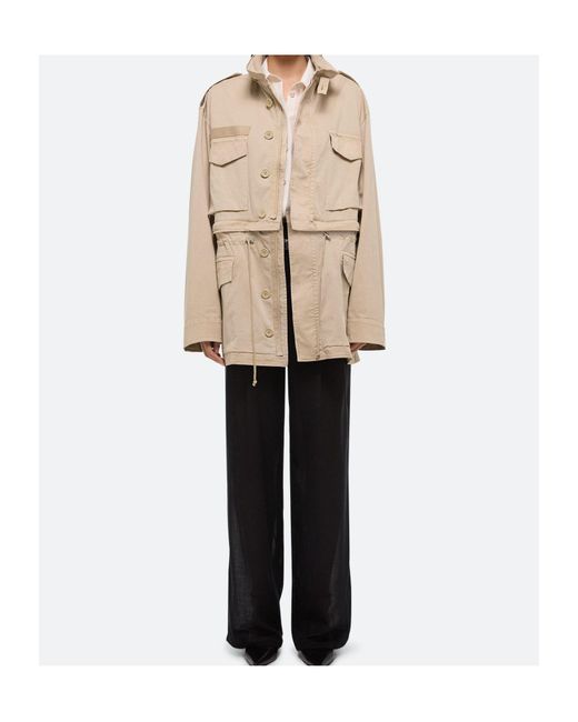 Helmut Lang Natural Convertible Field Jacket