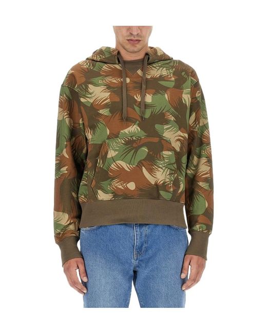 Moschino Blue Long-Sleeved Sweater for men