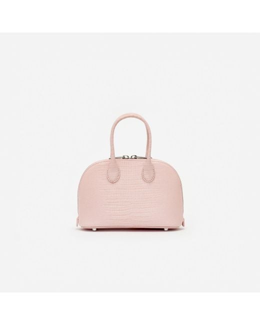 Self-Portrait Pink Embossed Mini Handbag