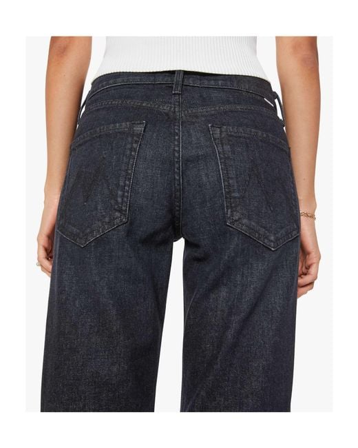 Mother Black Belt Loops Jeans