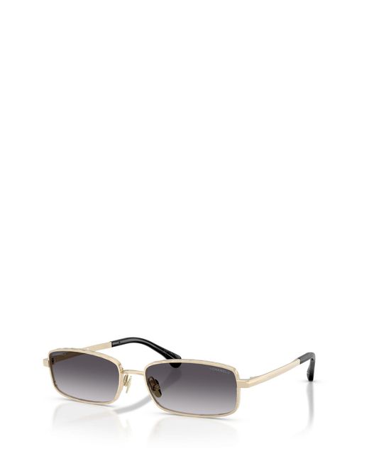 Chanel White Full Frame Sunglasses