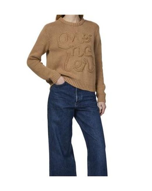 Moncler Natural Round Neck Sweater