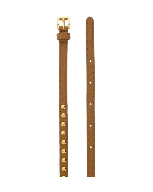 Prada Multicolor Stud Detail Belt