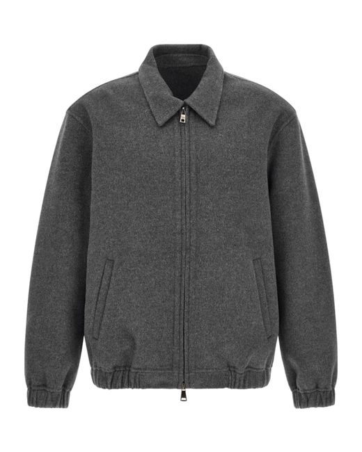 Giorgio Brato Gray Long-Sleeve Jacket for men