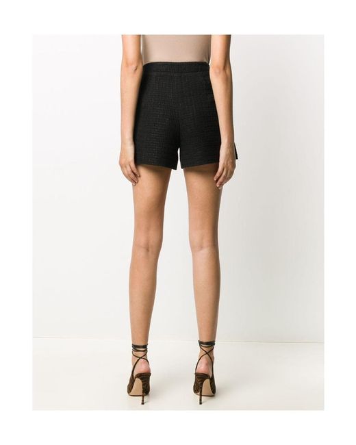 Moschino Black High Waist Shorts