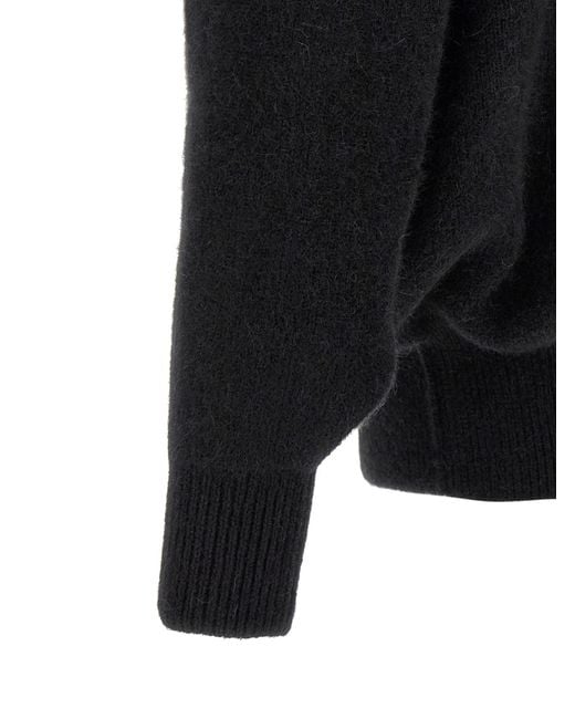 Rick Owens Black 'Gimp Hun' Hoodie for men