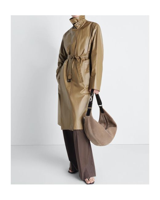 Lemaire Natural Water Repellent Belted Wrap Coat