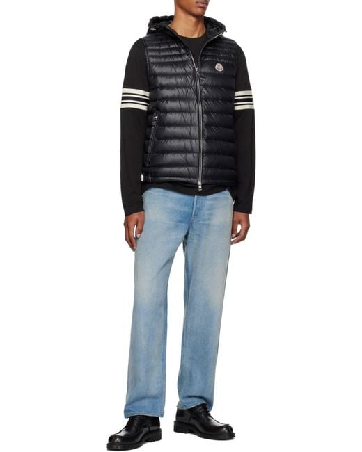 Moncler Black Orant Padded Gilet for men