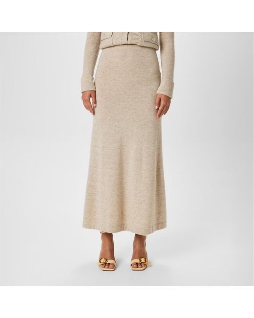 AYA MUSE White Knitted Skirt
