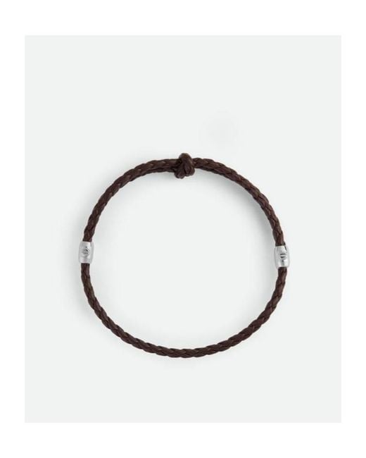 Bottega Veneta White Leather Bracelet for men