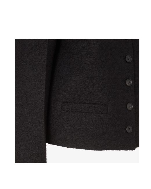 Fendi Black Bouclé Wool Jacket