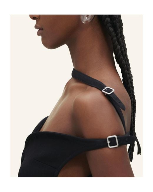 Courreges Black Short Dresses