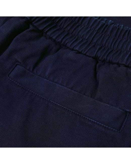 Acne Blue Elasticated-Waist Chino Shorts for men