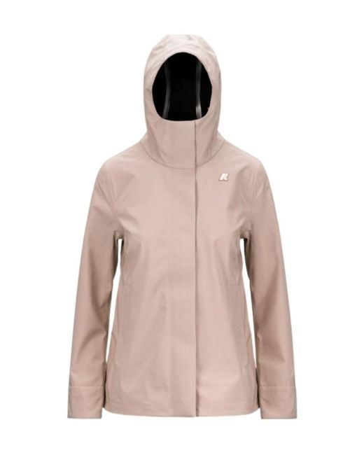 K-Way Pink Madalina Bonded Jacket