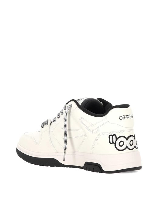 Off-White c/o Virgil Abloh White Round Toe Lace-Up Sneakers for men