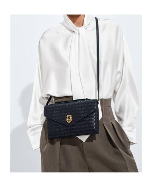 Bottega Veneta Blue Knot Lock