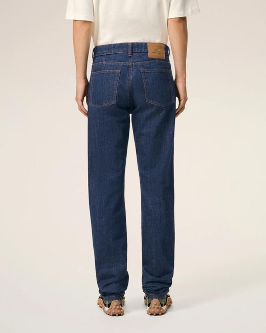 AMI Blue Ami Straight-Leg Jeans for men