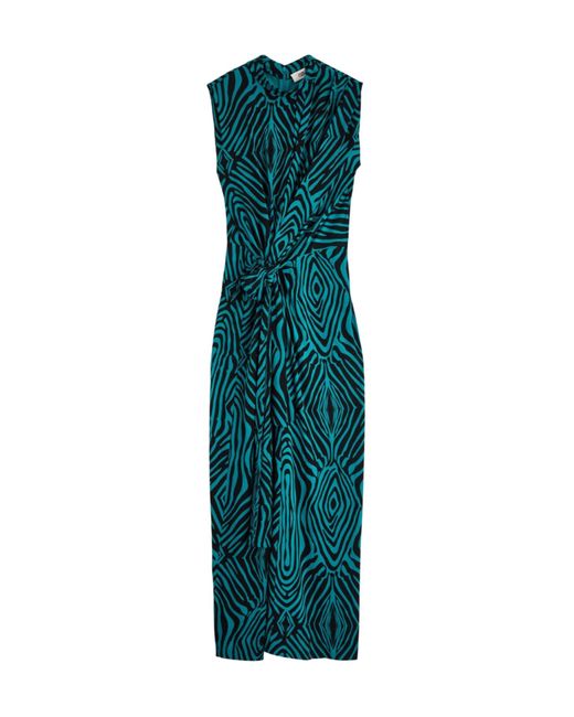 Diane von Furstenberg Green Slim-Fit Maxi Dress