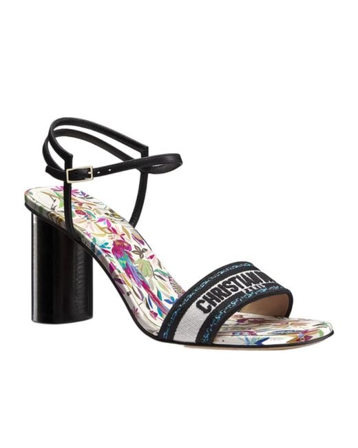 Dior Metallic Dway Heeled Sandal