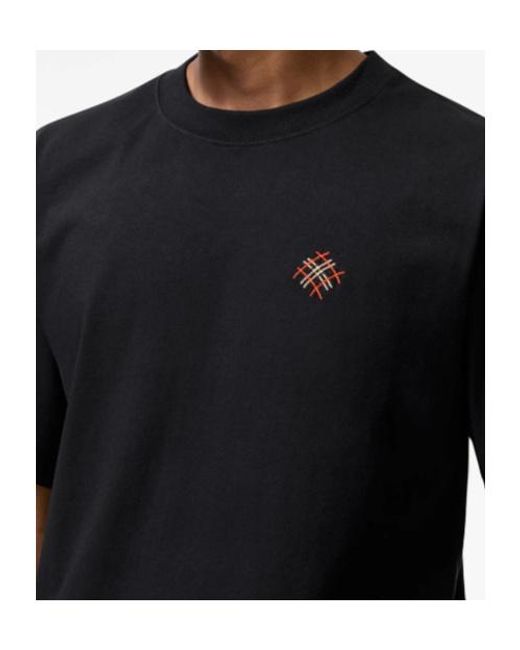 Burberry Black Logo Cotton T-Shirt for men