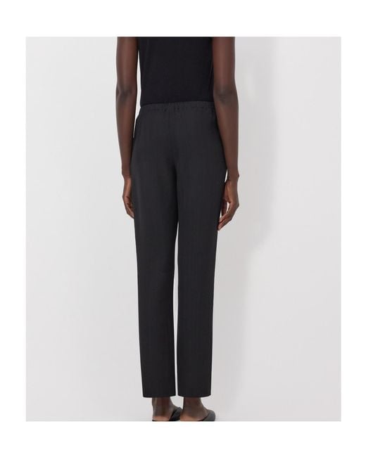 Loulou de Saison Black Scot Straight-Leg Pants