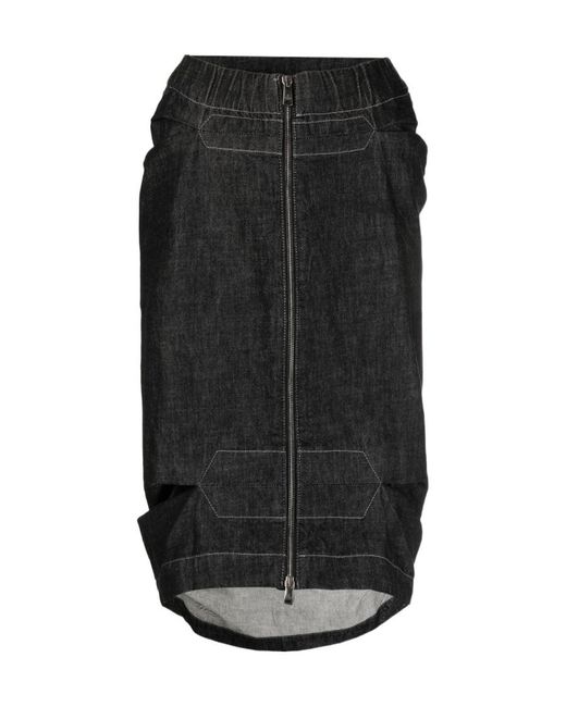 Vivienne Westwood Black Denim Skirt