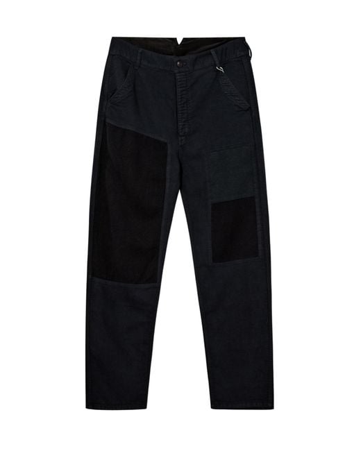Visvim Blue Casual Pants With Belt Loops for men