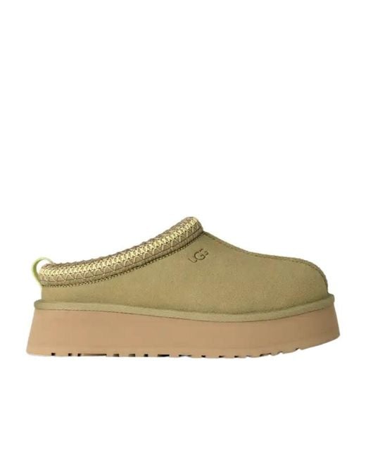 Ugg Multicolor Tazz Ii Platform Suede Slippers
