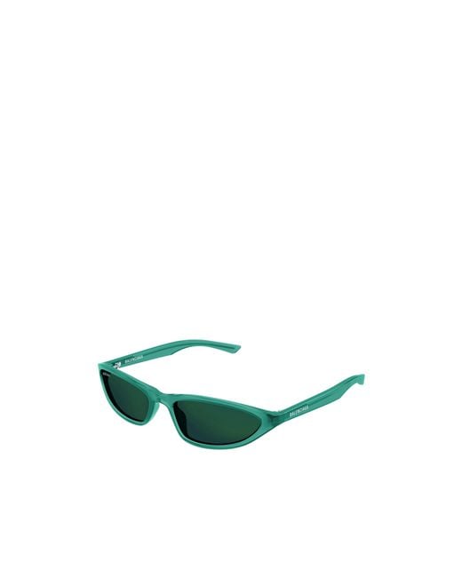 Balenciaga Green Eyewear Cat-Eye Frame Sunglasses