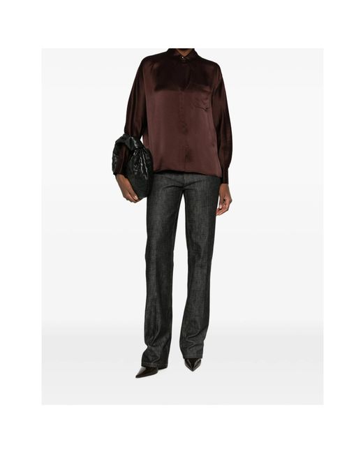 Vince Red Long-Sleeve Shirt