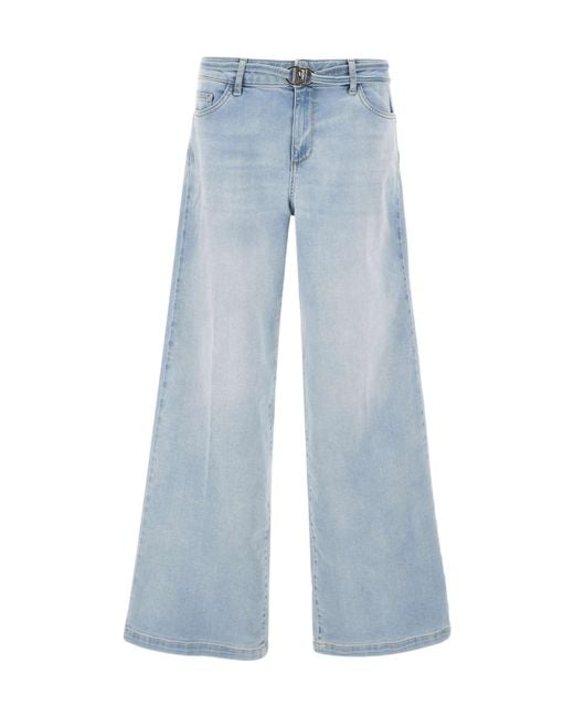 Liu Jo Blue High-Waist Flared Jeans