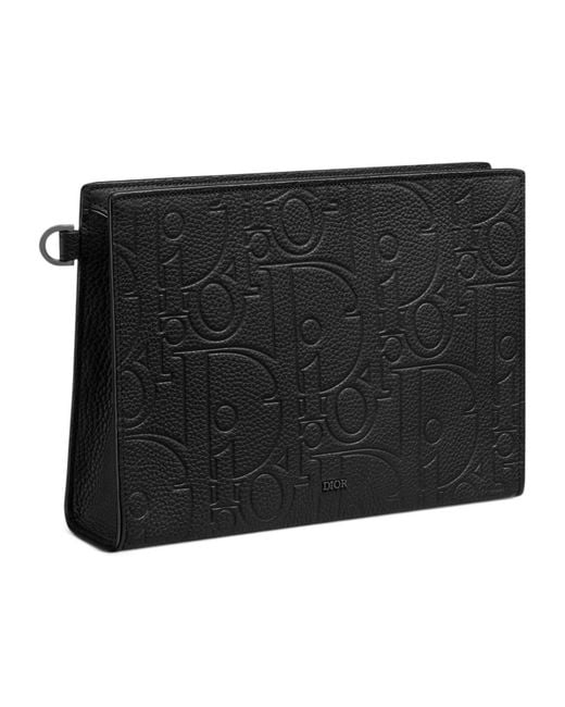 Dior Black A5 Triangle Pouch for men