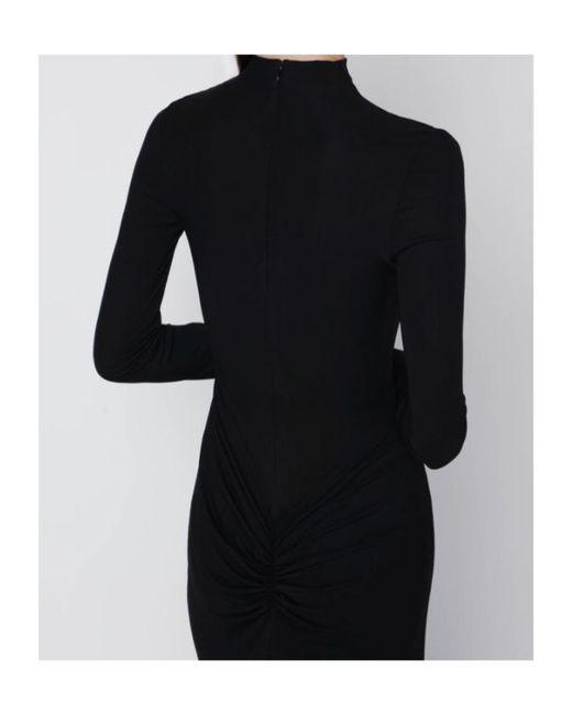 Alaïa Black Dress With Back Draping