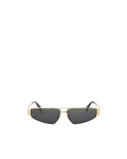 Céline White Full Frame Sunglasses for men
