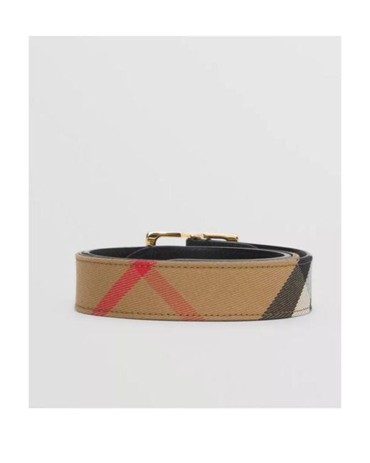 Burberry Multicolor Double-Sided Checked Belt