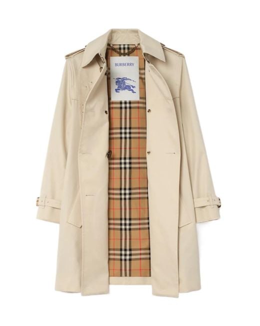 Burberry Natural Summerside Double-Breasted Coat