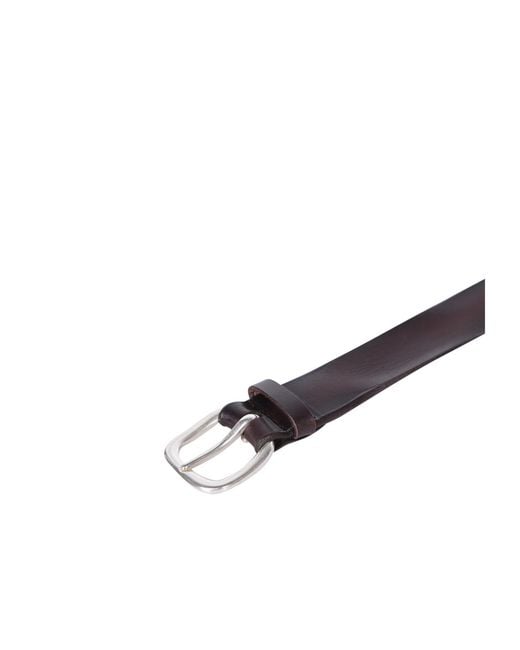 Orciani White Buckle Belt for men
