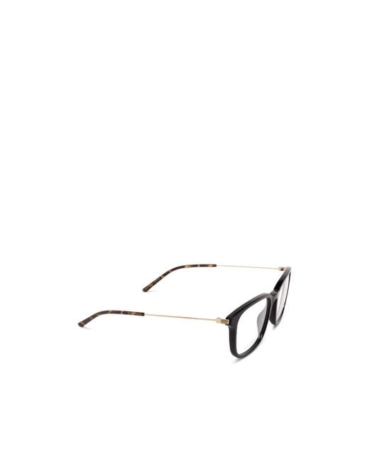 Gucci White Eyewear Square Frame Glasses for men