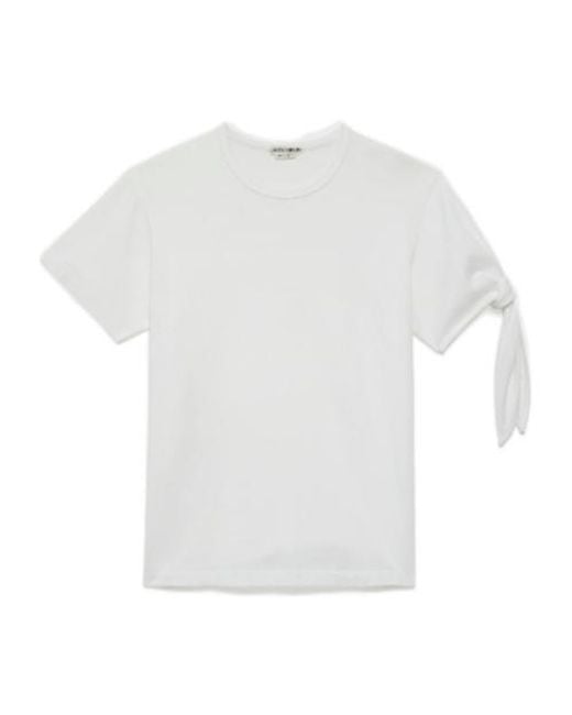 J.W. Anderson White Jw Anderson Sleeve Knot T-Shirt