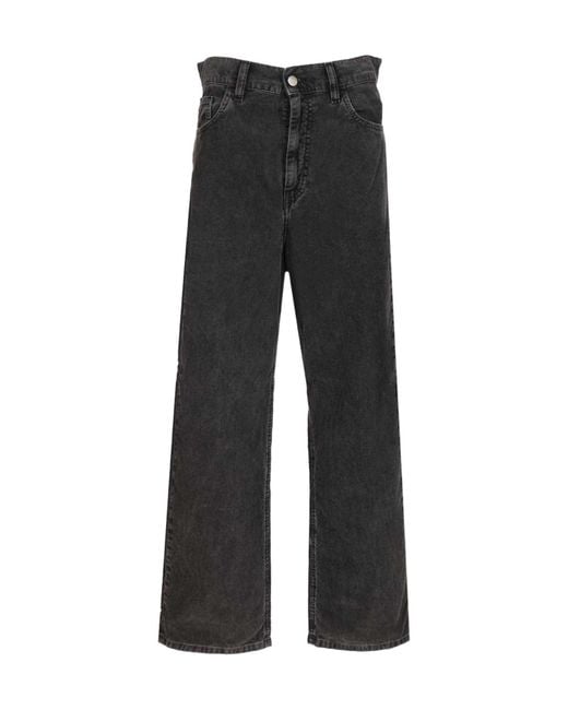 Carhartt Black Brandon Velvet Loose Pants