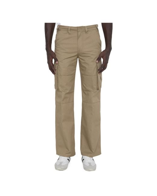 Céline Natural Technical Cotton Cargo Trousers for men
